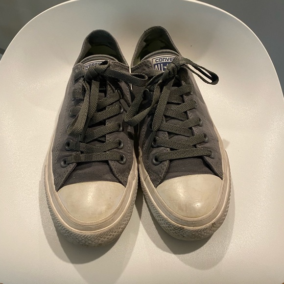 Grey on grey Converse Chuck Taylors w Lunarlon - Picture 2 of 6